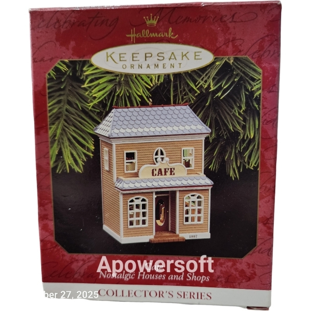 1997 Hallmark Keepsake Ornament - Cafe